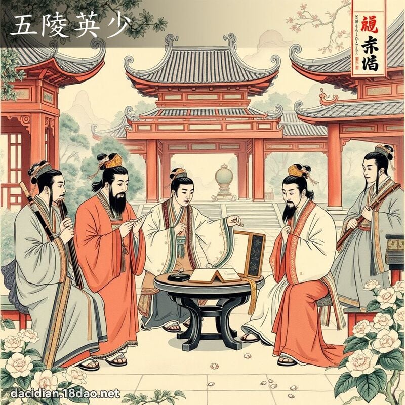 五陵英少 配图