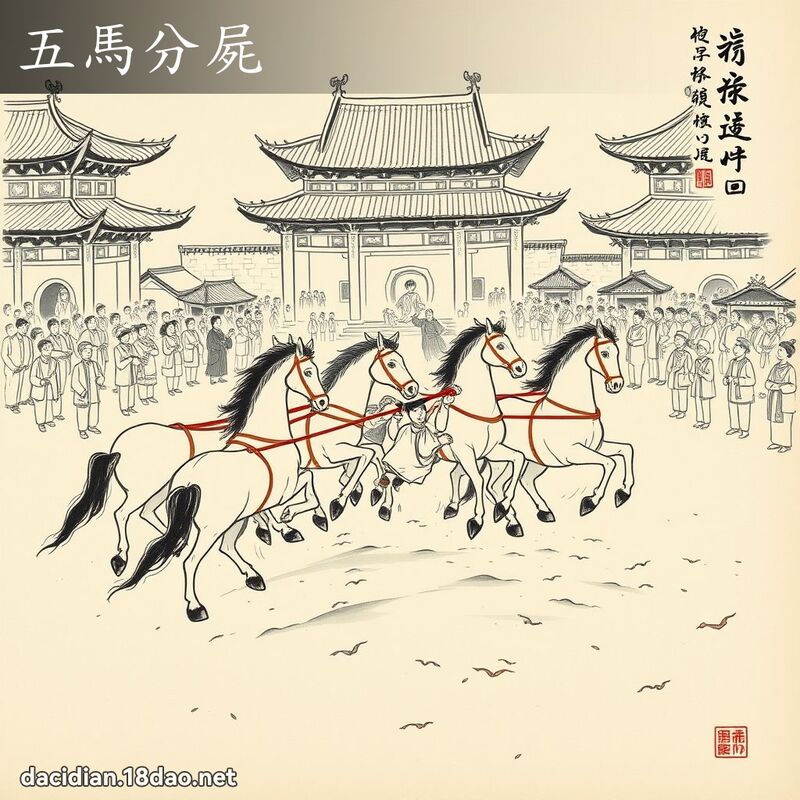 五馬分屍 配图