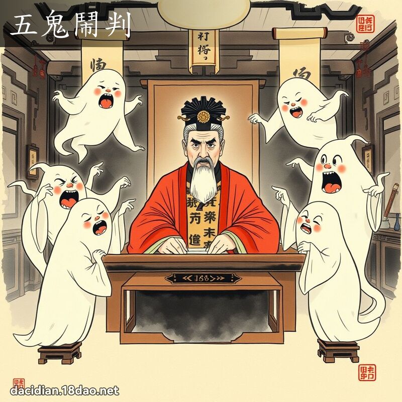 五鬼鬧判 配图