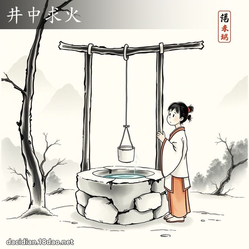 井中求火 配图