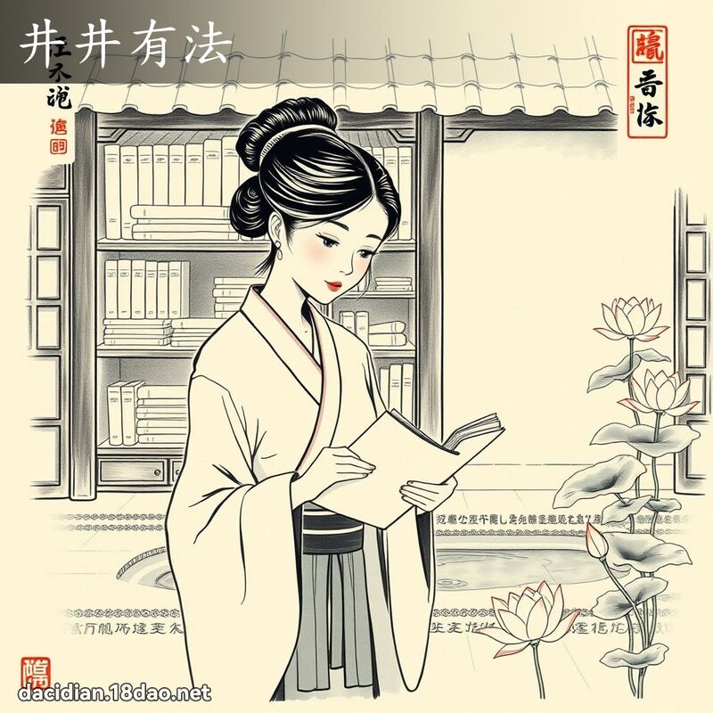 井井有法 配图