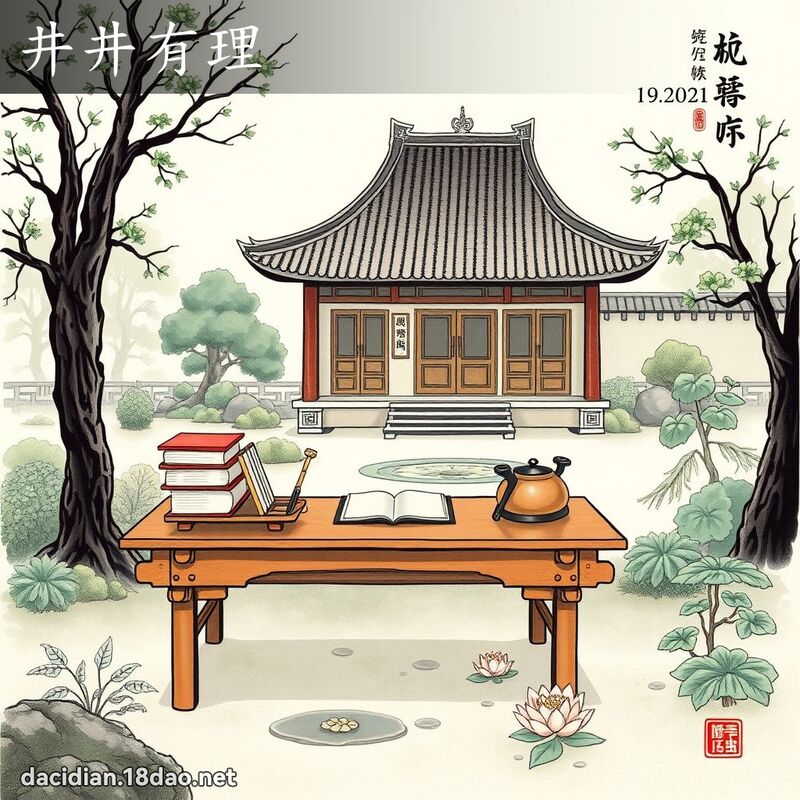 井井有理 配图