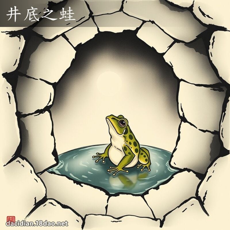 井底之蛙 配图