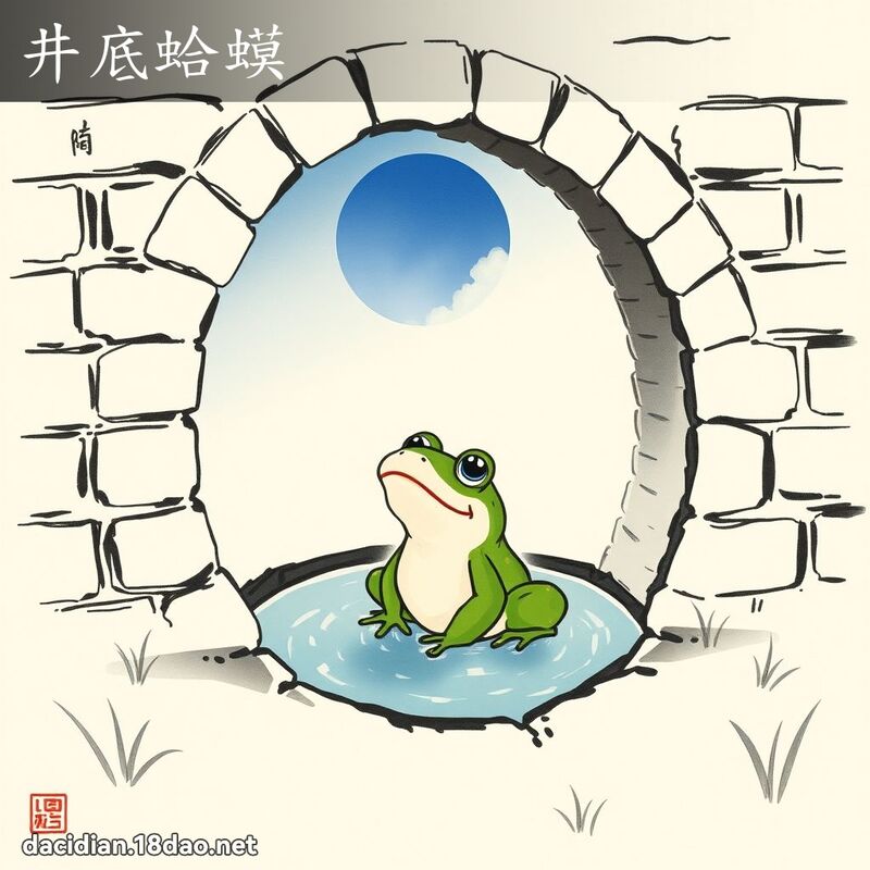 井底蛤蟆 配图