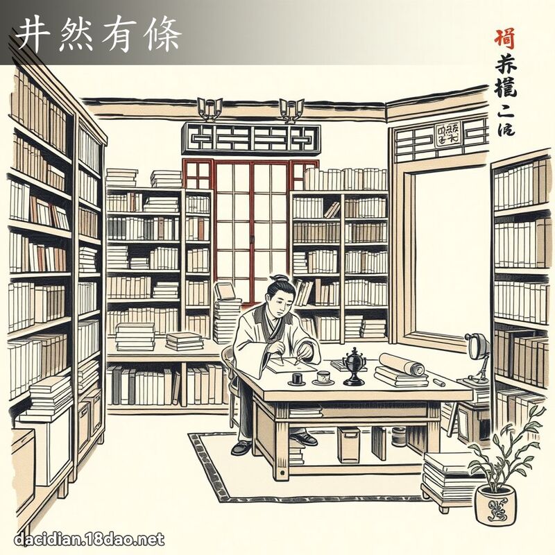 井然有條 配图