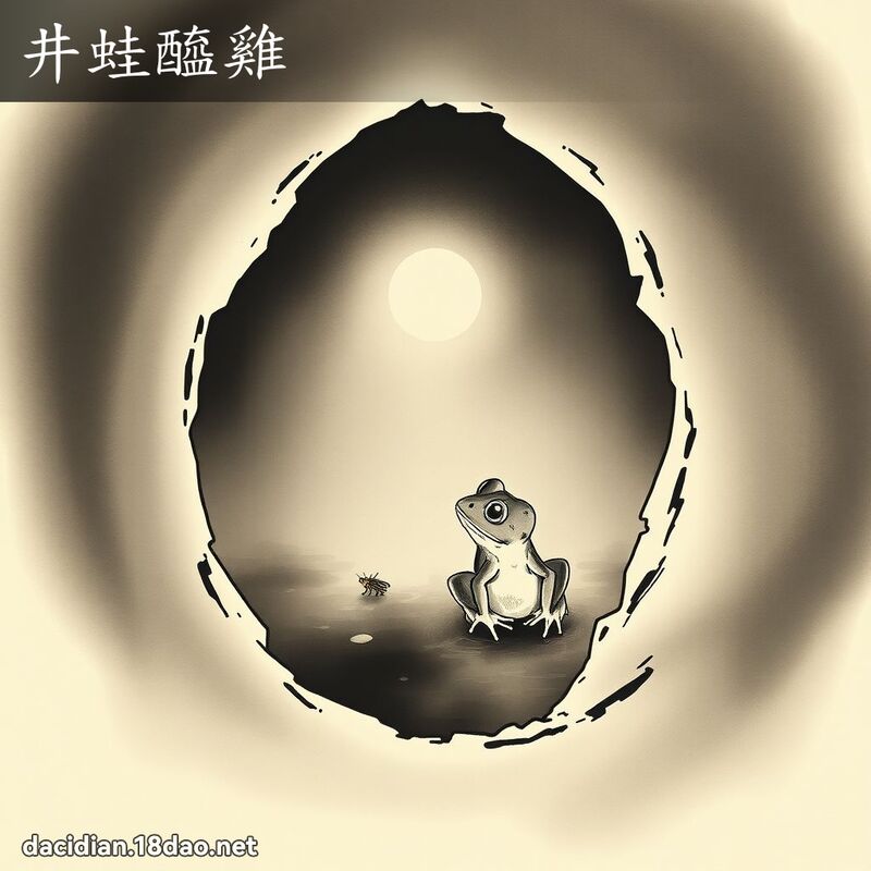 井蛙醯雞 配图