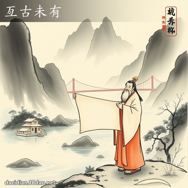 亙古未有 配图