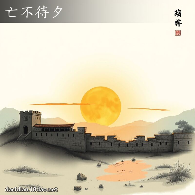 亡不待夕 配图