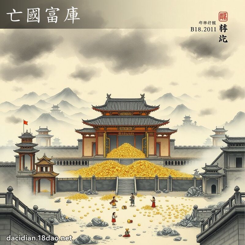 亡国富库 配图
