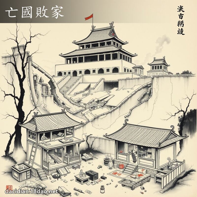 亡国败家 配图