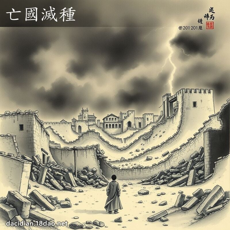 亡国灭种 配图
