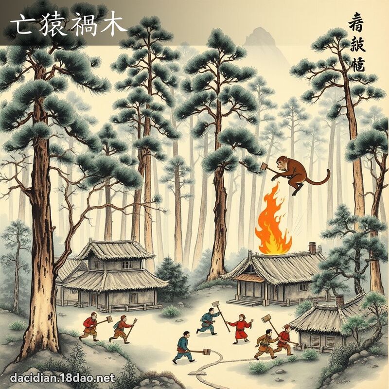 亡猿祸木 配图
