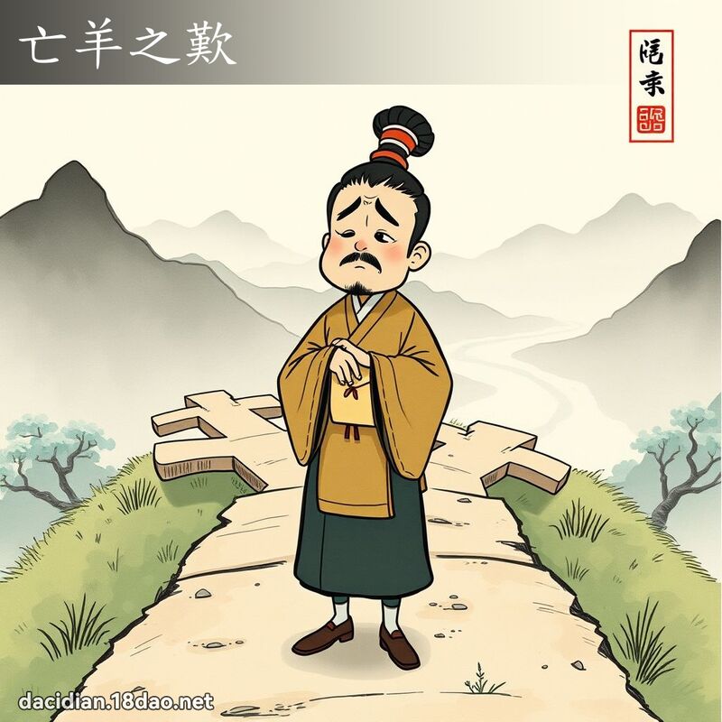 亡羊之叹 配图