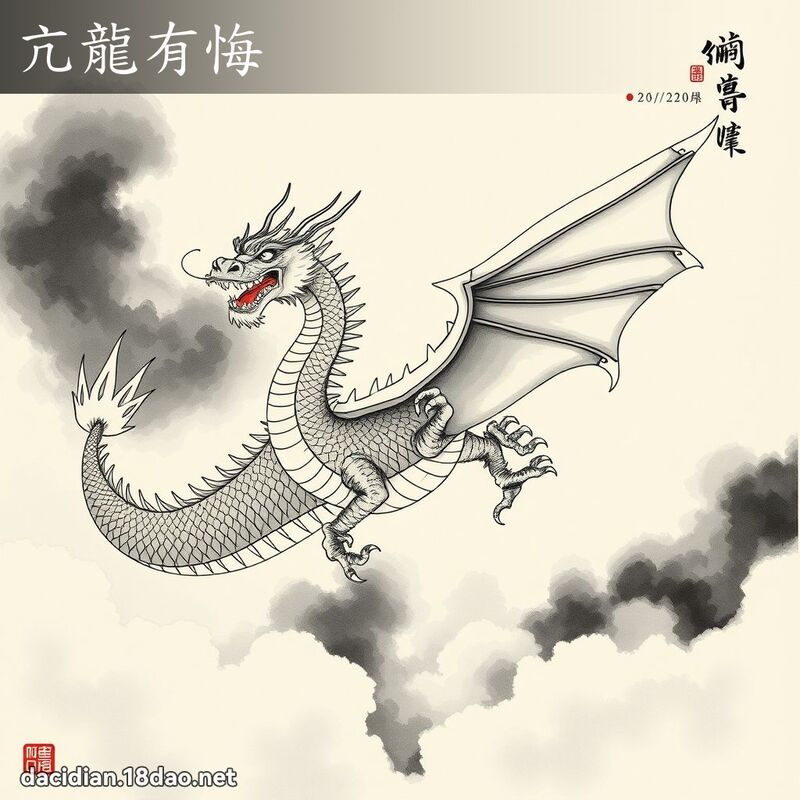亢龙有悔 配图