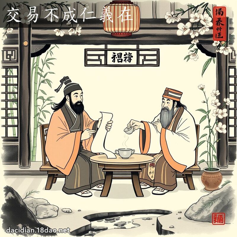 交易不成仁义在 配图
