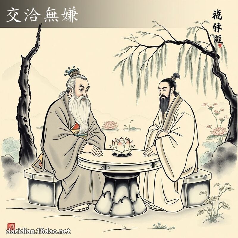 交洽无嫌 配图