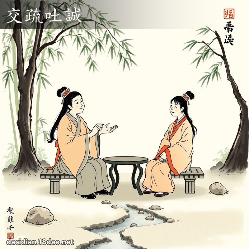交疏吐诚 配图