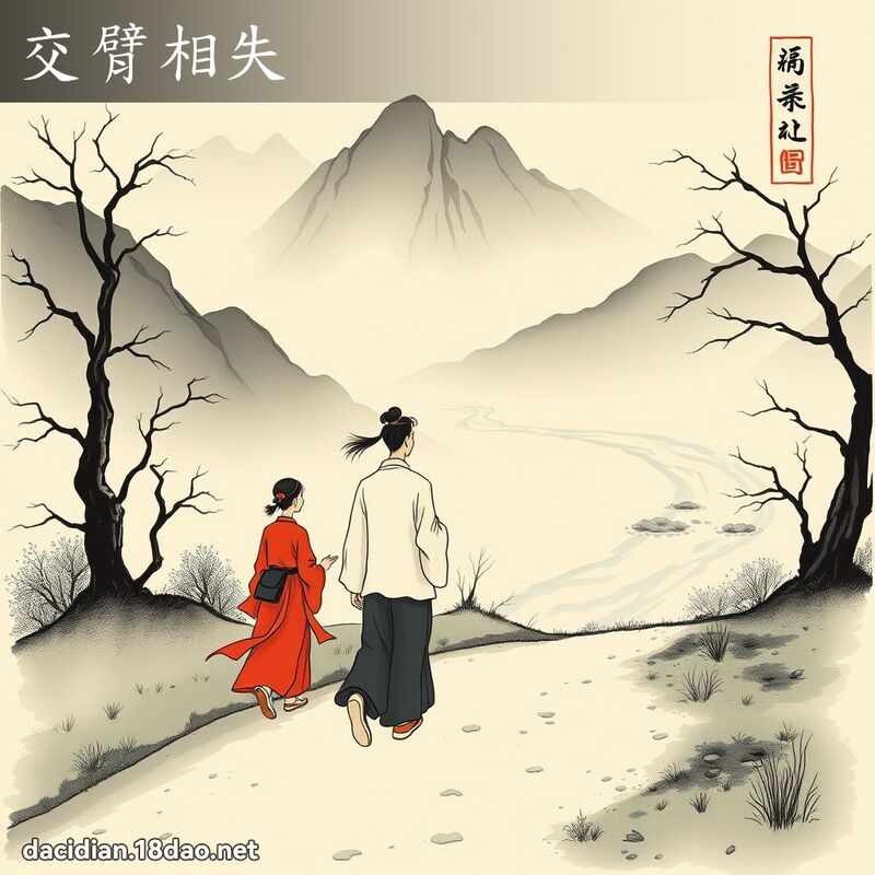 交臂相失 配图