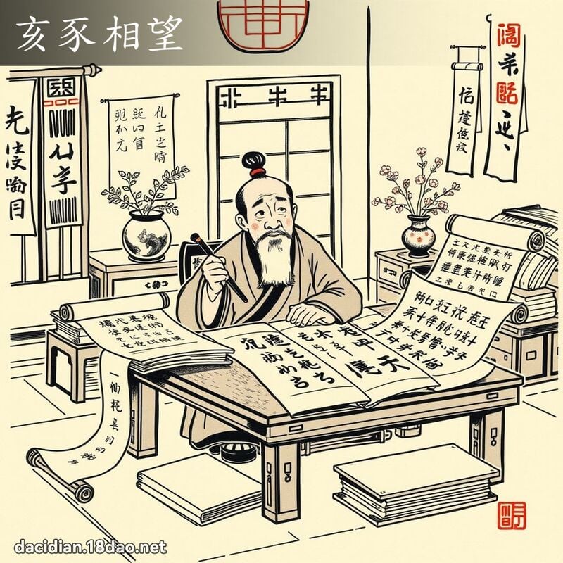 亥豕相望 配图