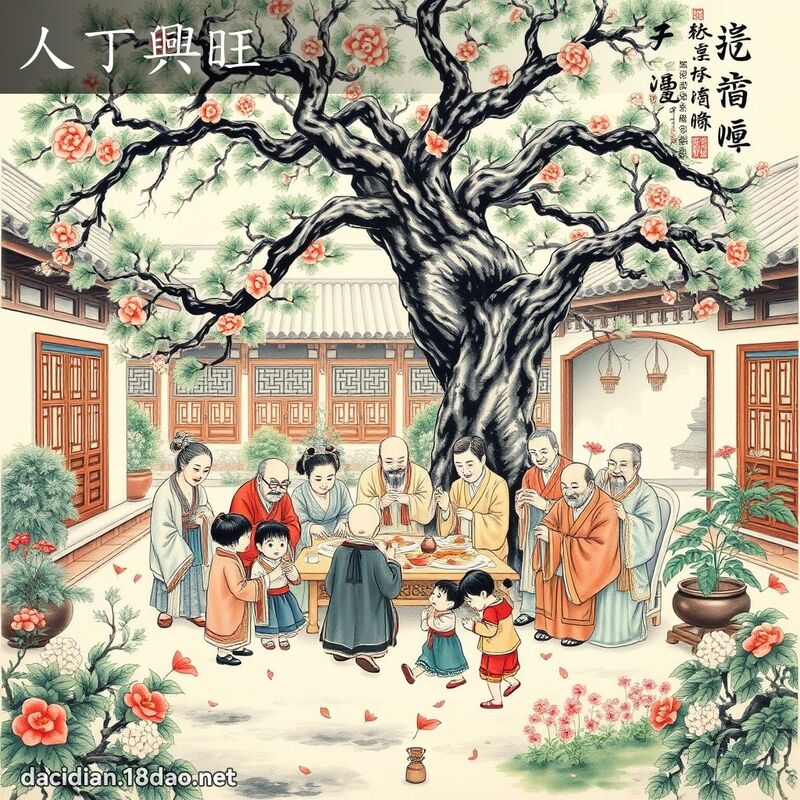 人丁兴旺 配图