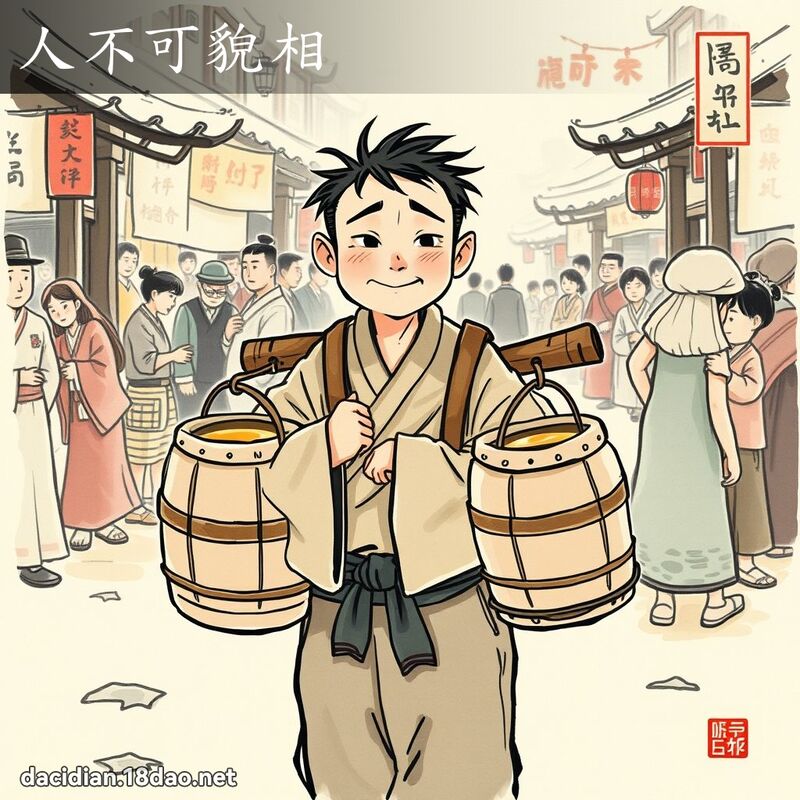 人不可貌相 配图