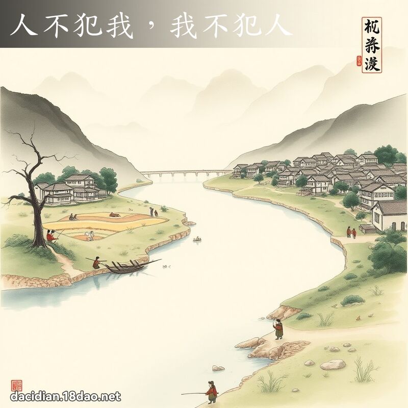 人不犯我,我不犯人 配图