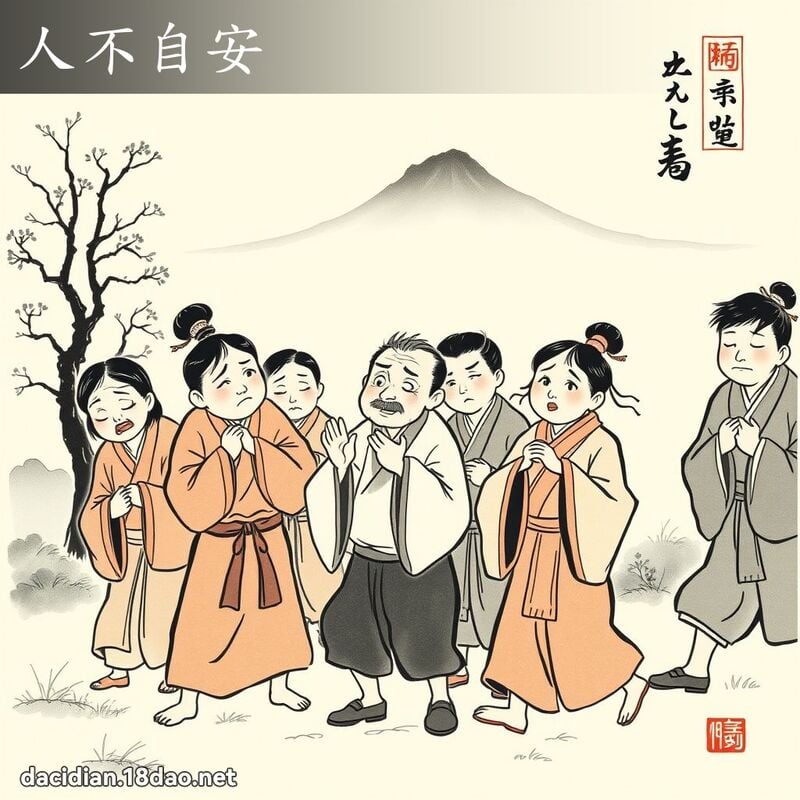 人不自安 配图