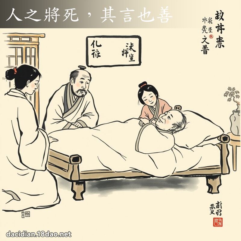 人之將死,其言也善 配图