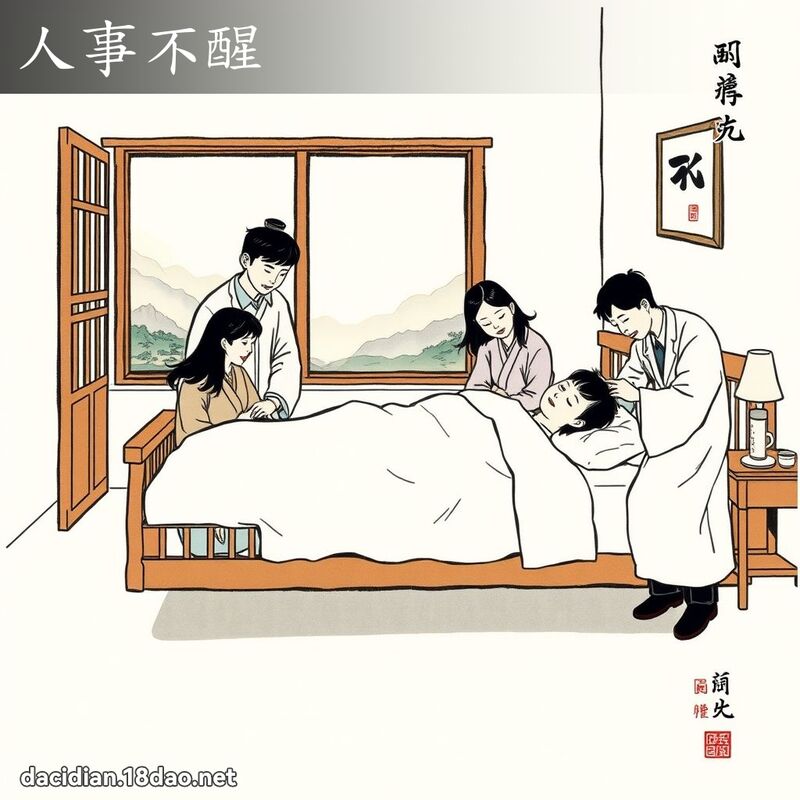 人事不醒 配图