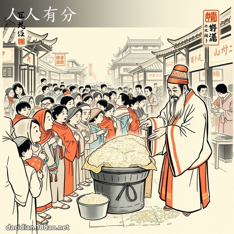 人人有分 配图