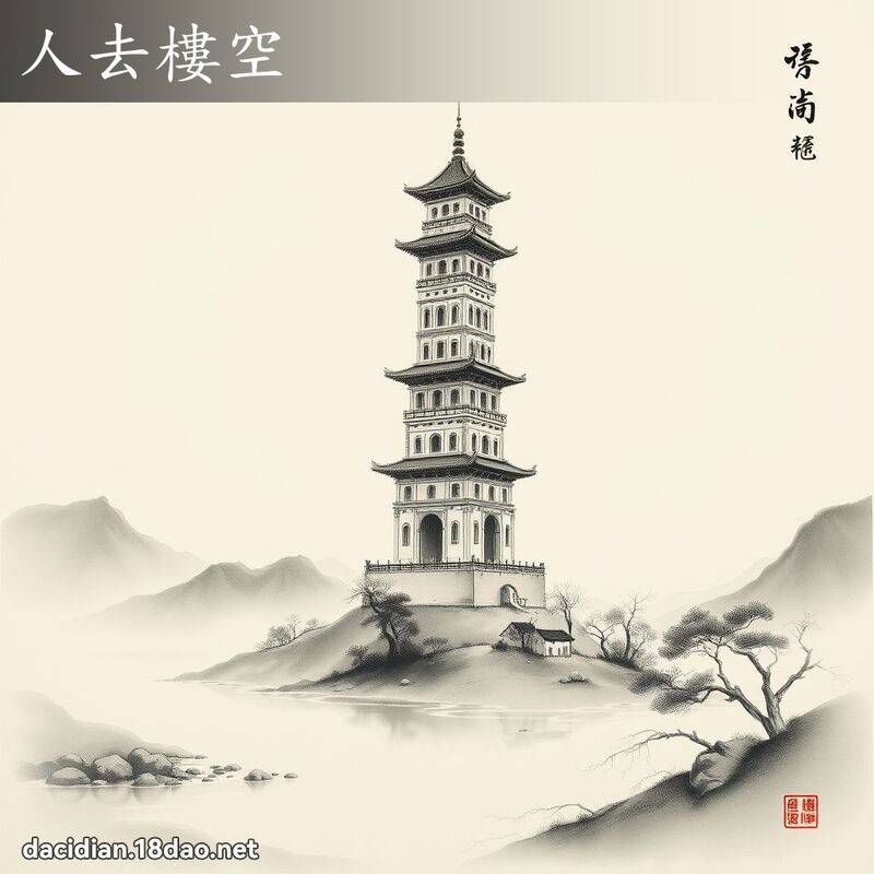 人去樓空 配图