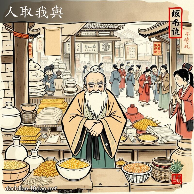 人取我與 配图