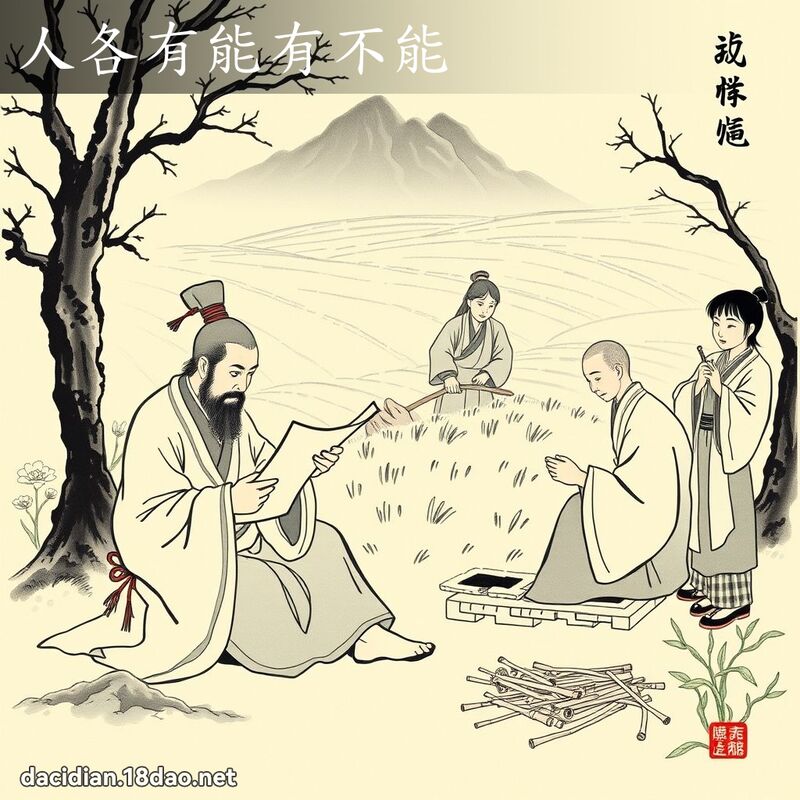人各有能有不能 配图