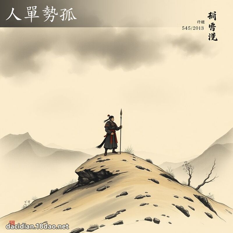 人單勢孤 配图