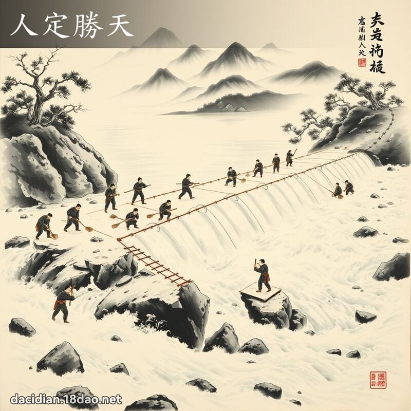 人定勝天 配图