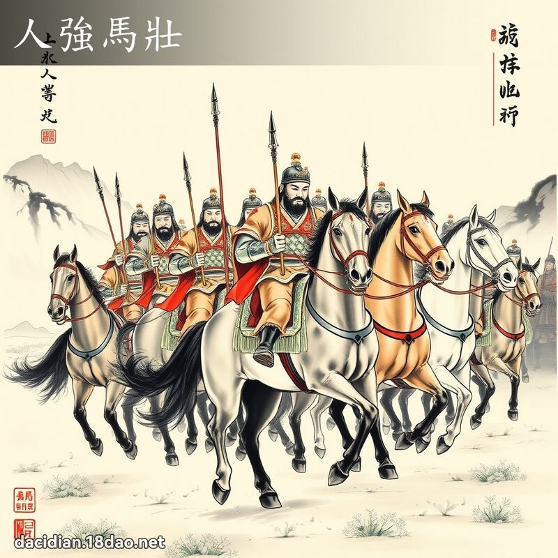 人強馬壯 配图