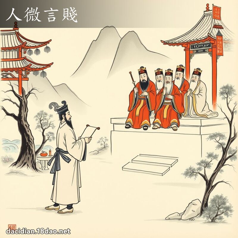 人微言賤 配图