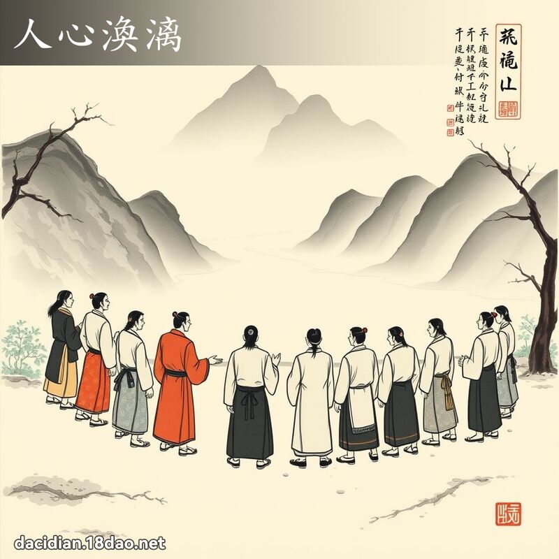 人心渙漓 配图