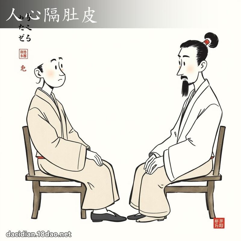 人心隔肚皮 配图