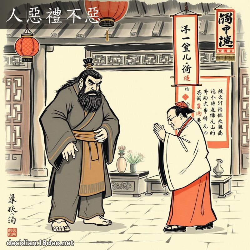 人恶礼不恶 配图