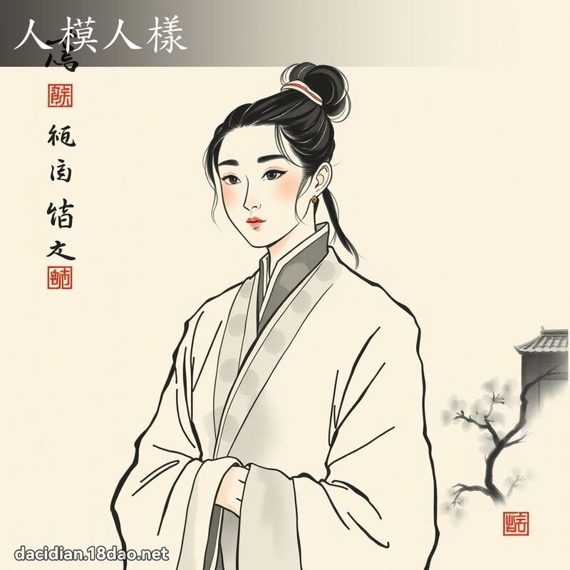 人模人样 配图