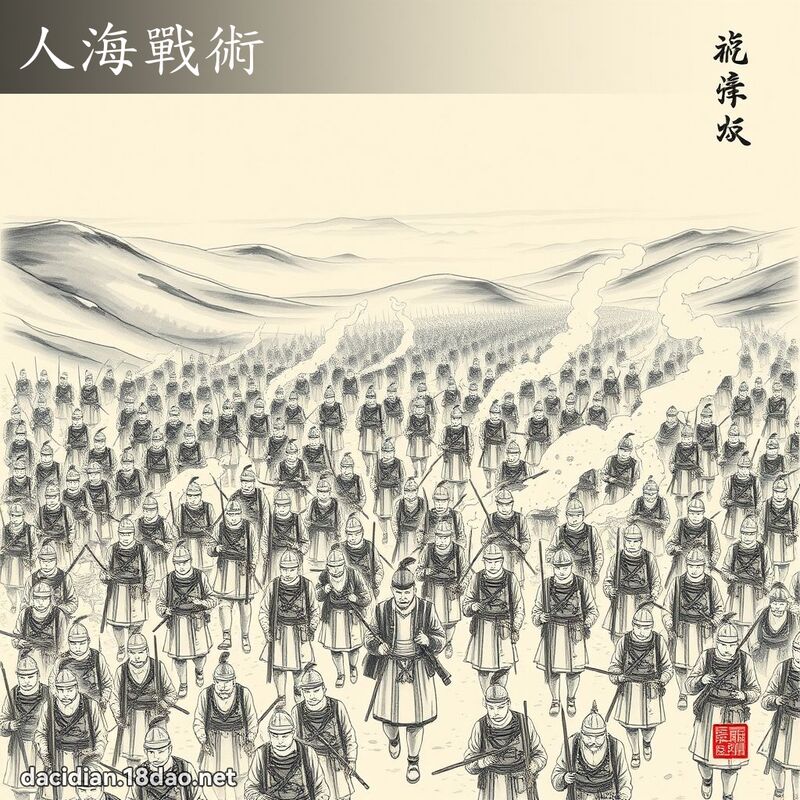 人海战术 配图