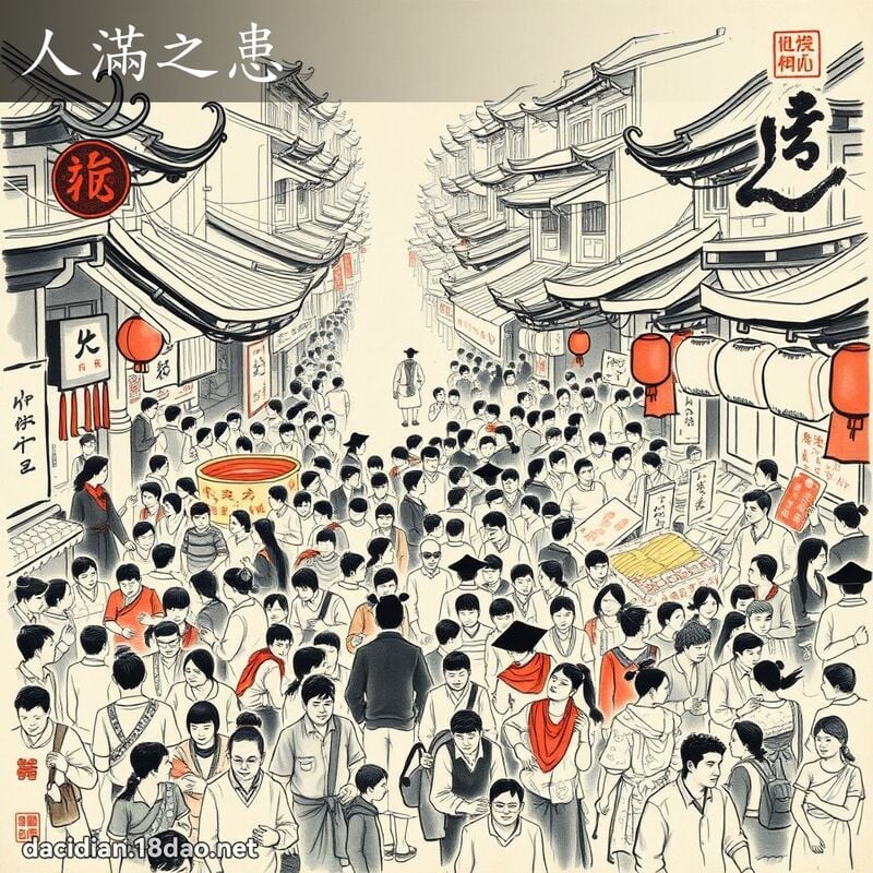 人满之患 配图