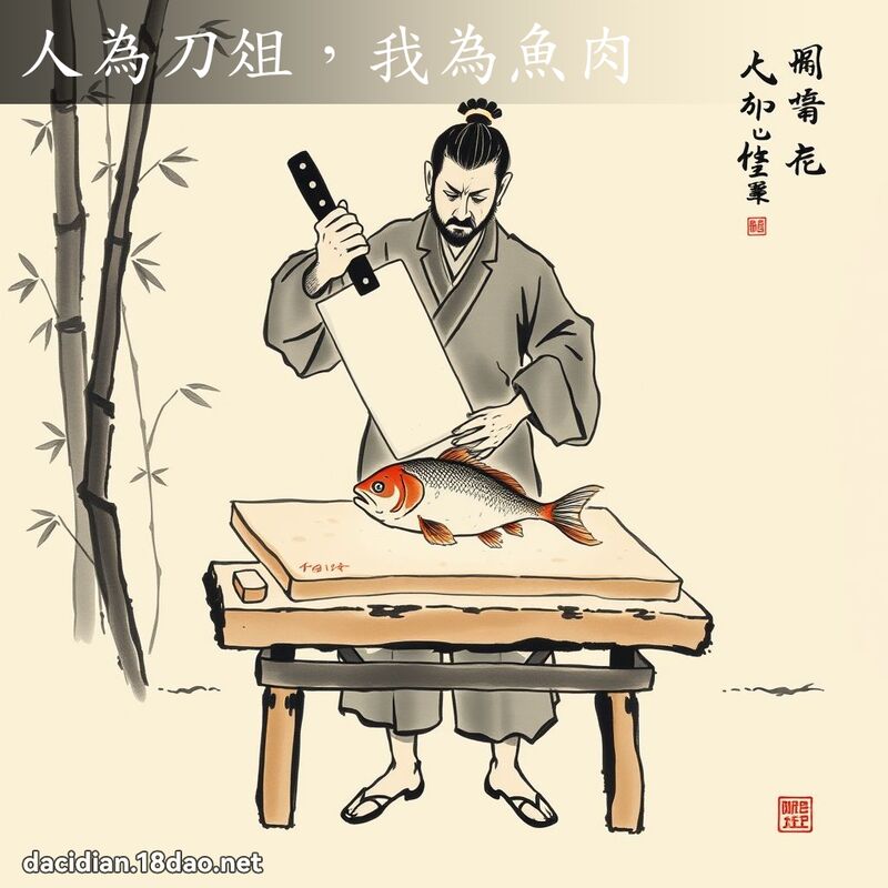 人为刀俎,我为鱼肉 配图