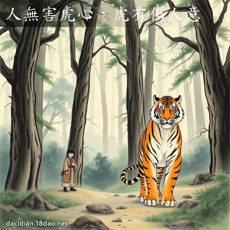 人无害虎心,虎有伤人意 配图