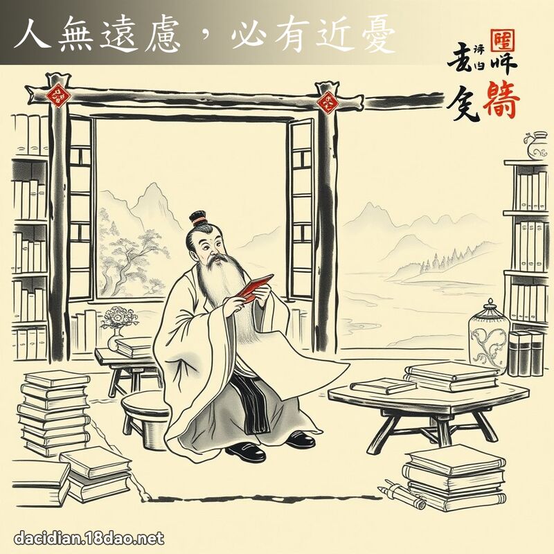 人无远虑,必有近忧 配图