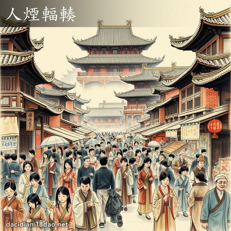 人烟辐輳 配图