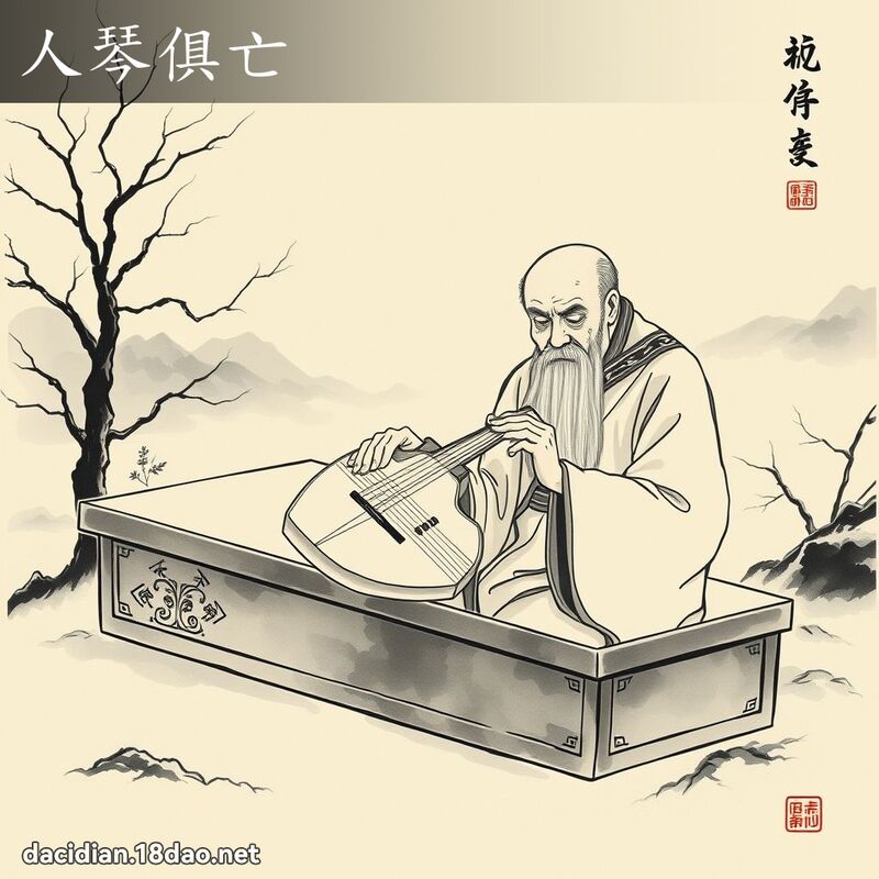 人琴俱亡 配图