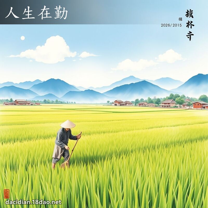 人生在勤 配图