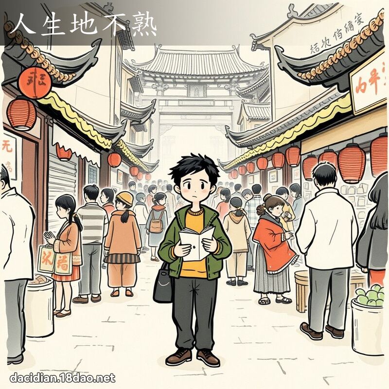 人生地不熟 配图
